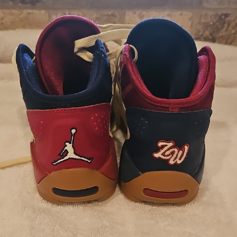 Nike Air Jordan Pelicans Red And Blue